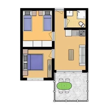 4- Family شقة فندقية